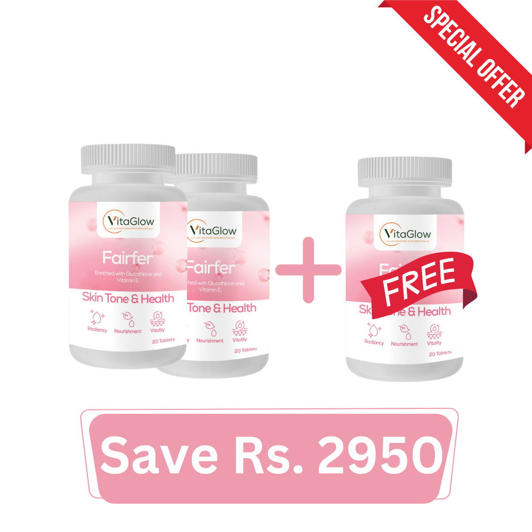 Fairfer by VitaGlow Glutathione & Vitamin E Skin Brightening Supplement Fairfer by VitaGlow Glutathione & Vitamin E Skin Brightening Supplement